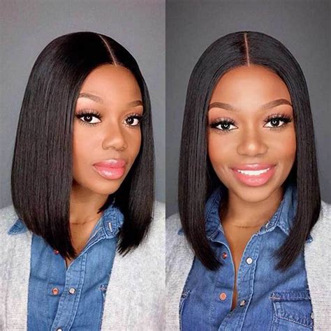 amazon human short wigs|short straight human hair wigs.